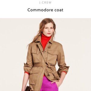 J. Crew Khaki Commodore Utility Coat